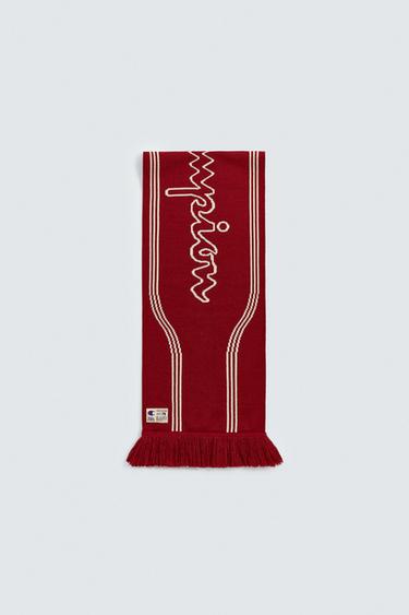 BUFANDA JACQUARD CHAMPION ® X ZARA - Burdeos de Zara
