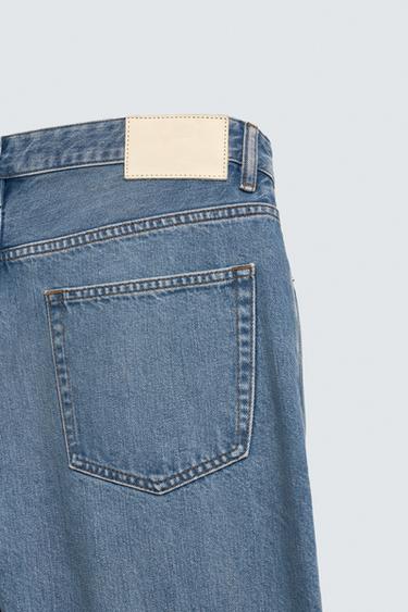 LIGHTWEIGHT COTTON-LYOCELL JEANS - Mid-blue by Zara - Image 10