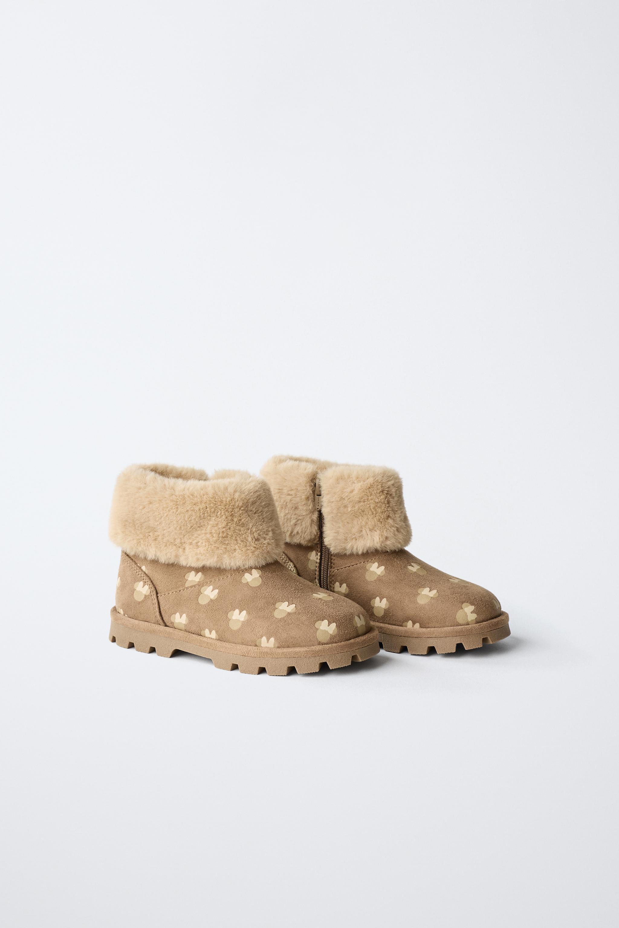 BOTTE EFFET FOURRURE MINNIE MOUSE © DISNEY