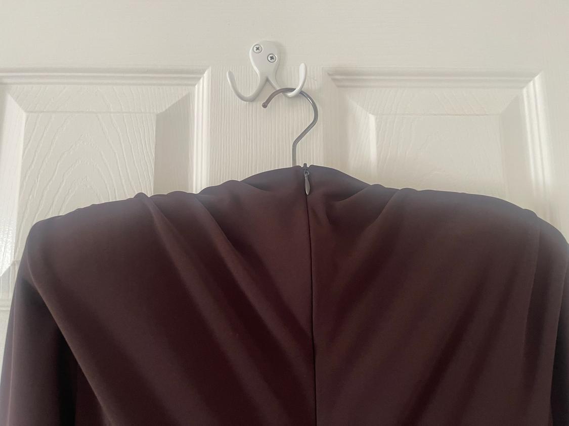 DRAPED MIDI DRESS - Image 5