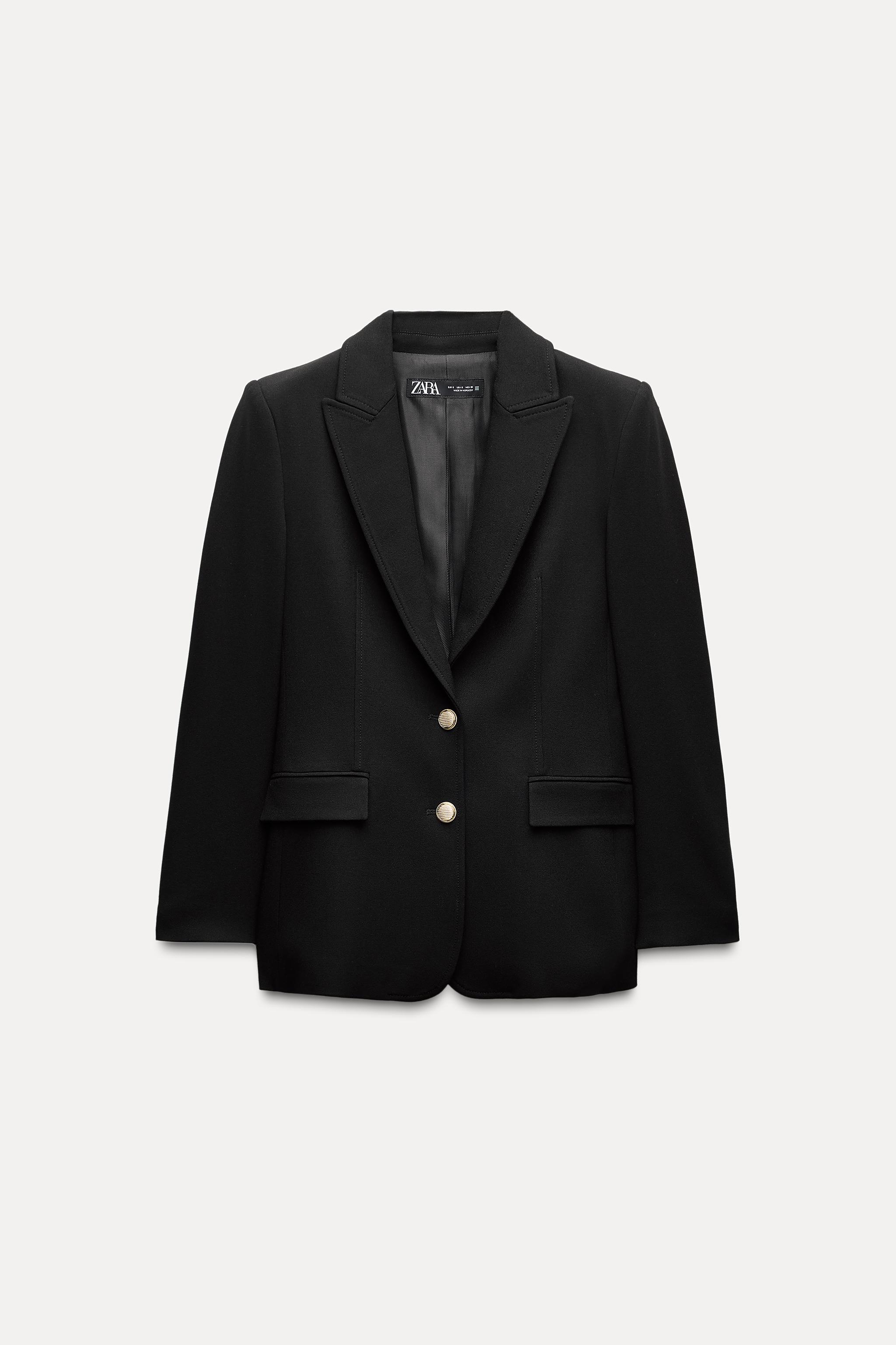 Fashion blazer noir zara