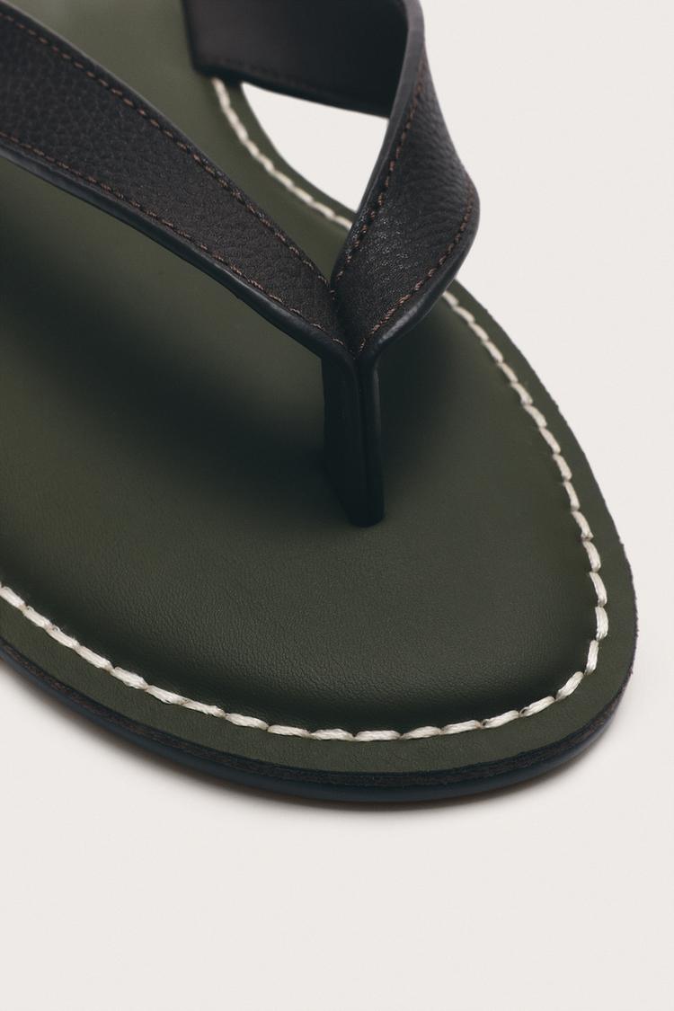 SANDALIAS DE TIRANTES DE CUERO EDICIÓN LIMITADA 5