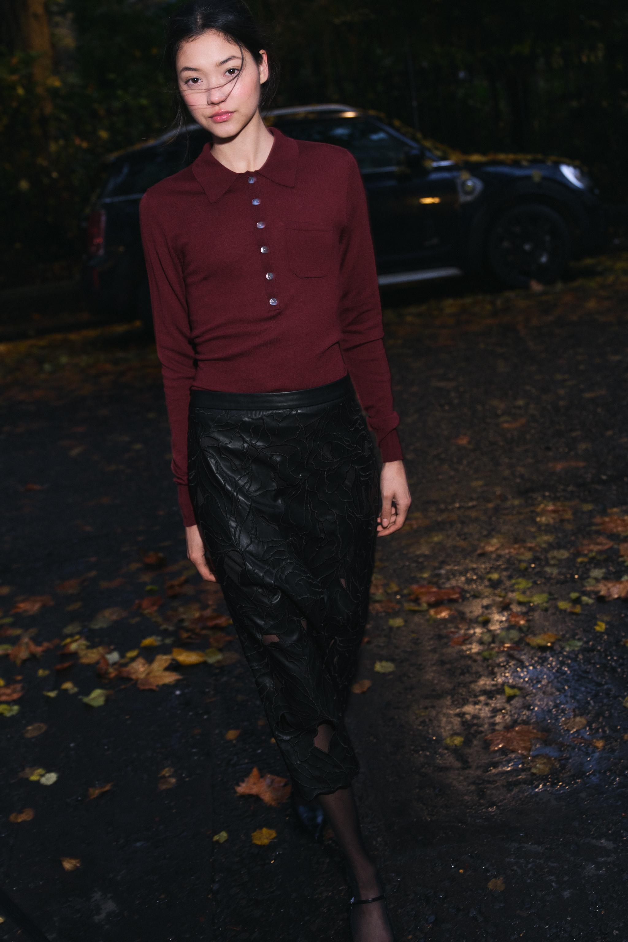 POLO AVEC LAINE ET POCHE