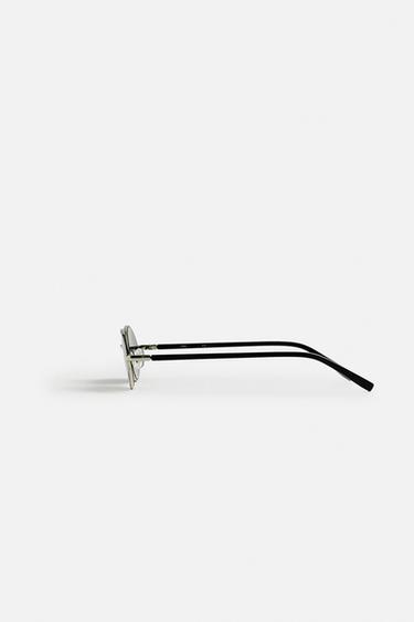 LUNETTES DE SOLEIL OVALES - Argent de Zara - Image 1