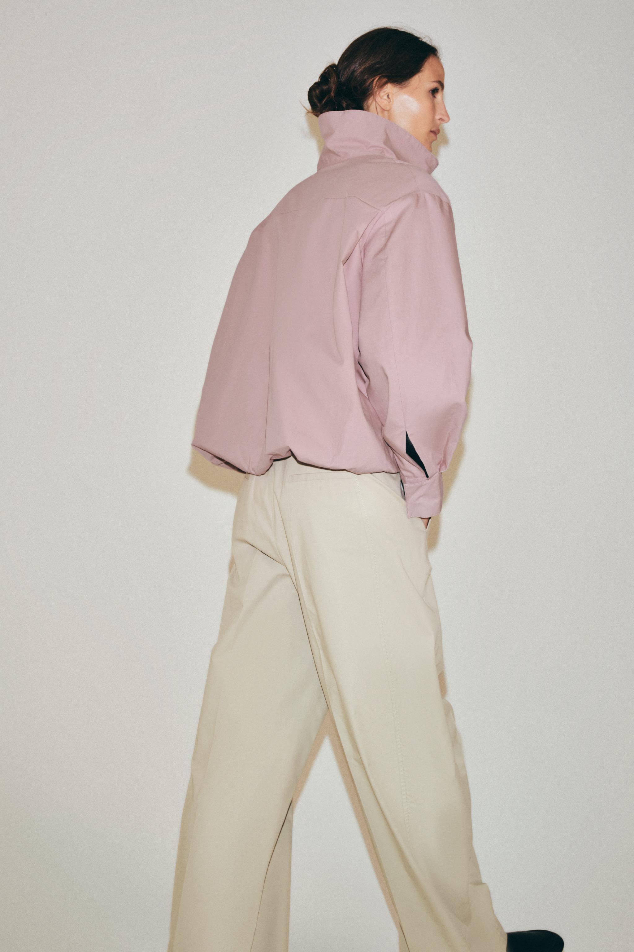 ZW COLLECTION HIGH-NECK JACKET