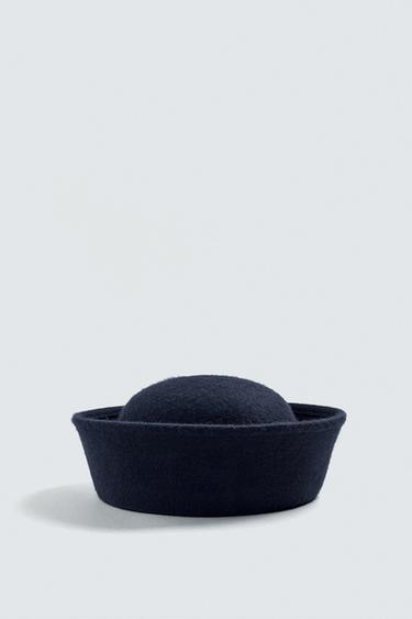 Zara WOOL FELT HAT HARRY LAMBERT FOR ZARA X DISNEY - Navy blue