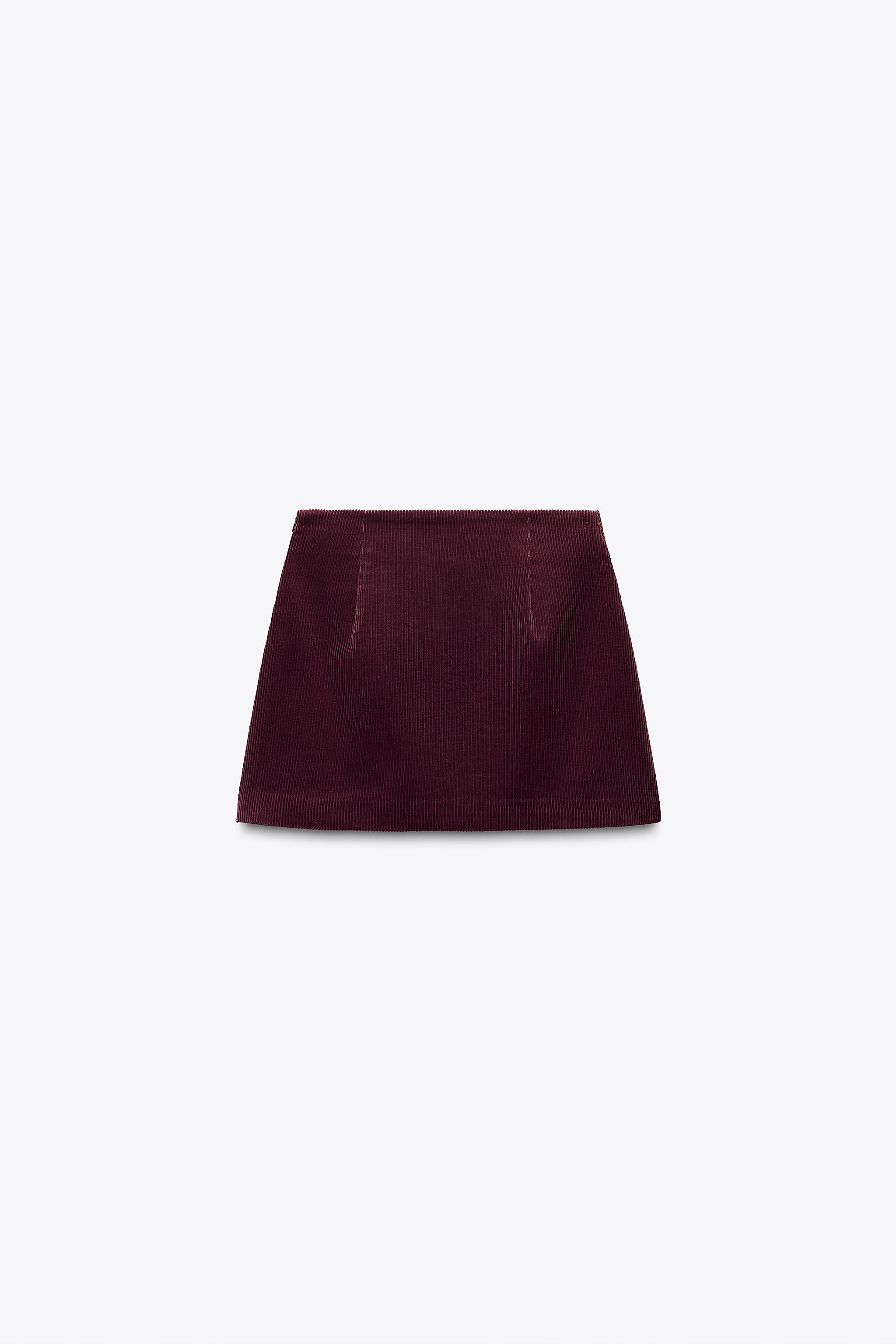 ZARA コーデュロイ地ミニスカート 1255/403 01255403605-e2.jpg?ts=