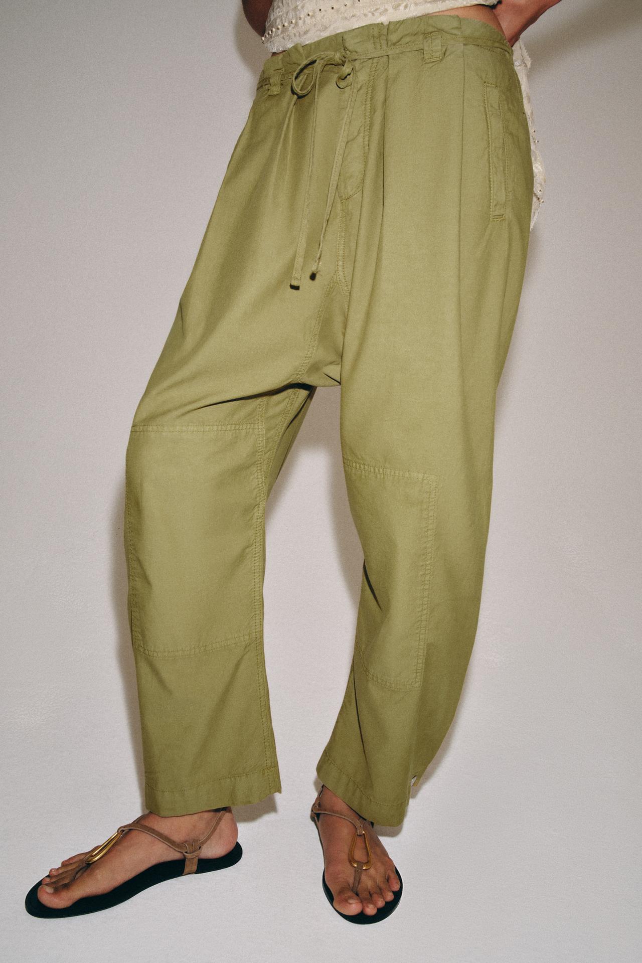 ZW COLLECTION JOGGER PANTS — Khaki