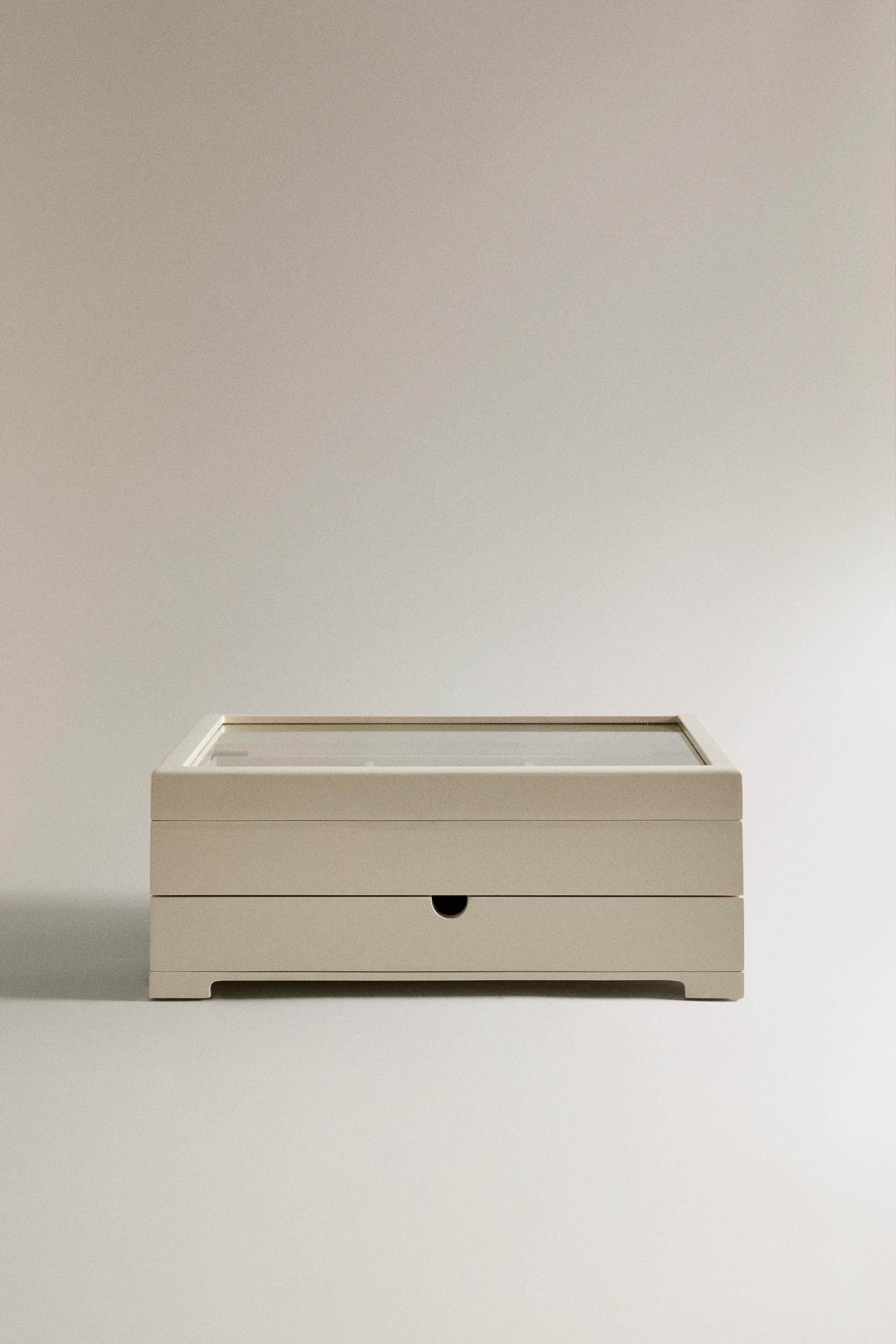 ZARA  引き出し付きラッカー ジュエリー ボックス 数量限定☆ZARA HOME 引き出し付きラッカー ジュエリー ボックス