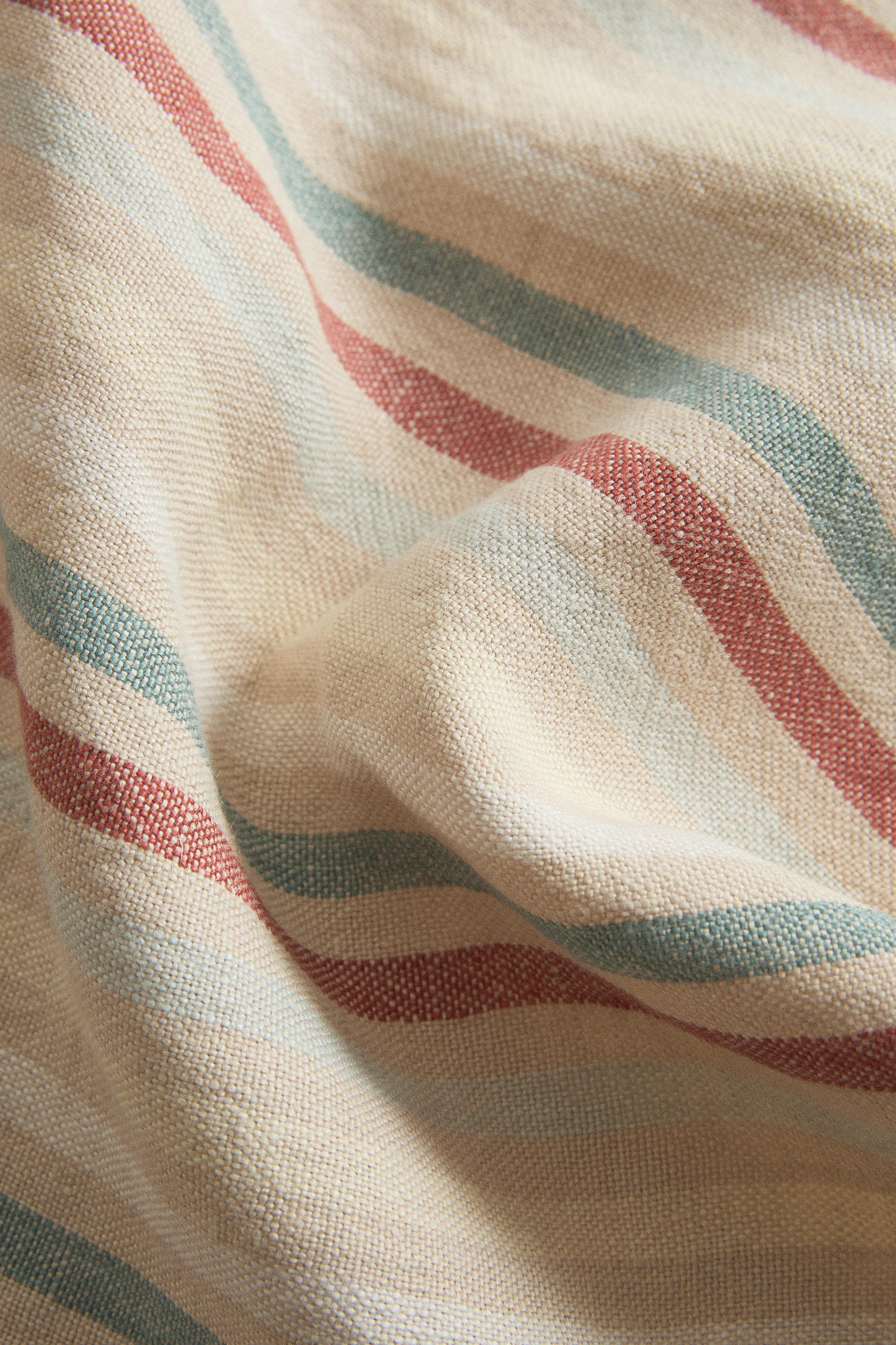 SERVIETTE DE BAIN EN LIN RAYURES