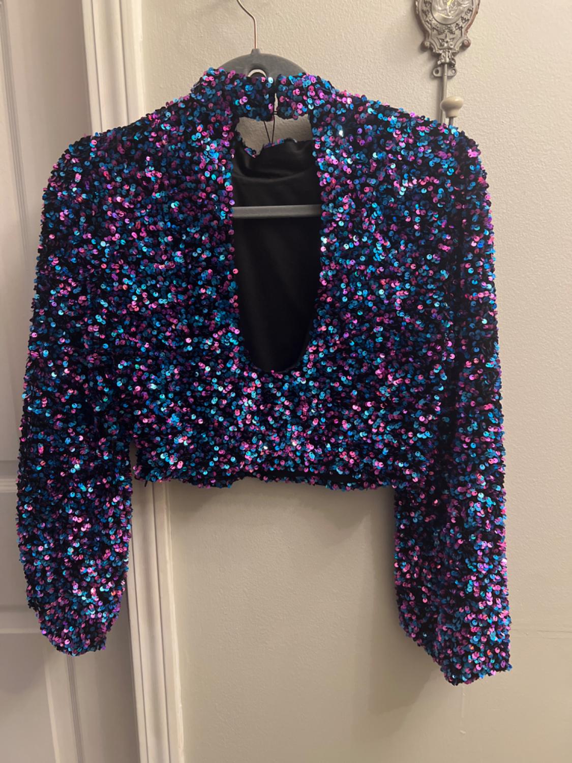 RUFFLED BLOUSE WITH BOW - Image 2