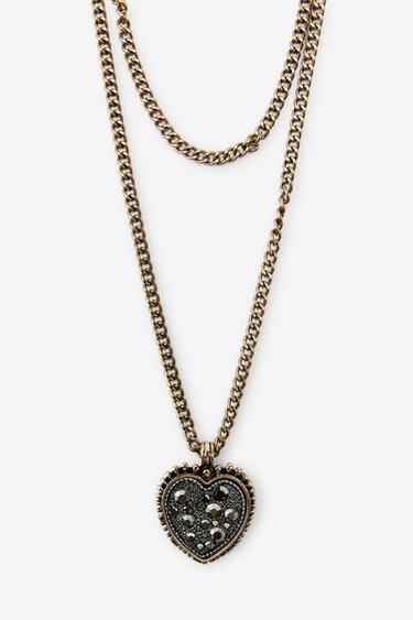 3-PACK OF ASSORTED CHAIN NECKLACES WITH COINS - Gold / Silver by Zara - Image 2