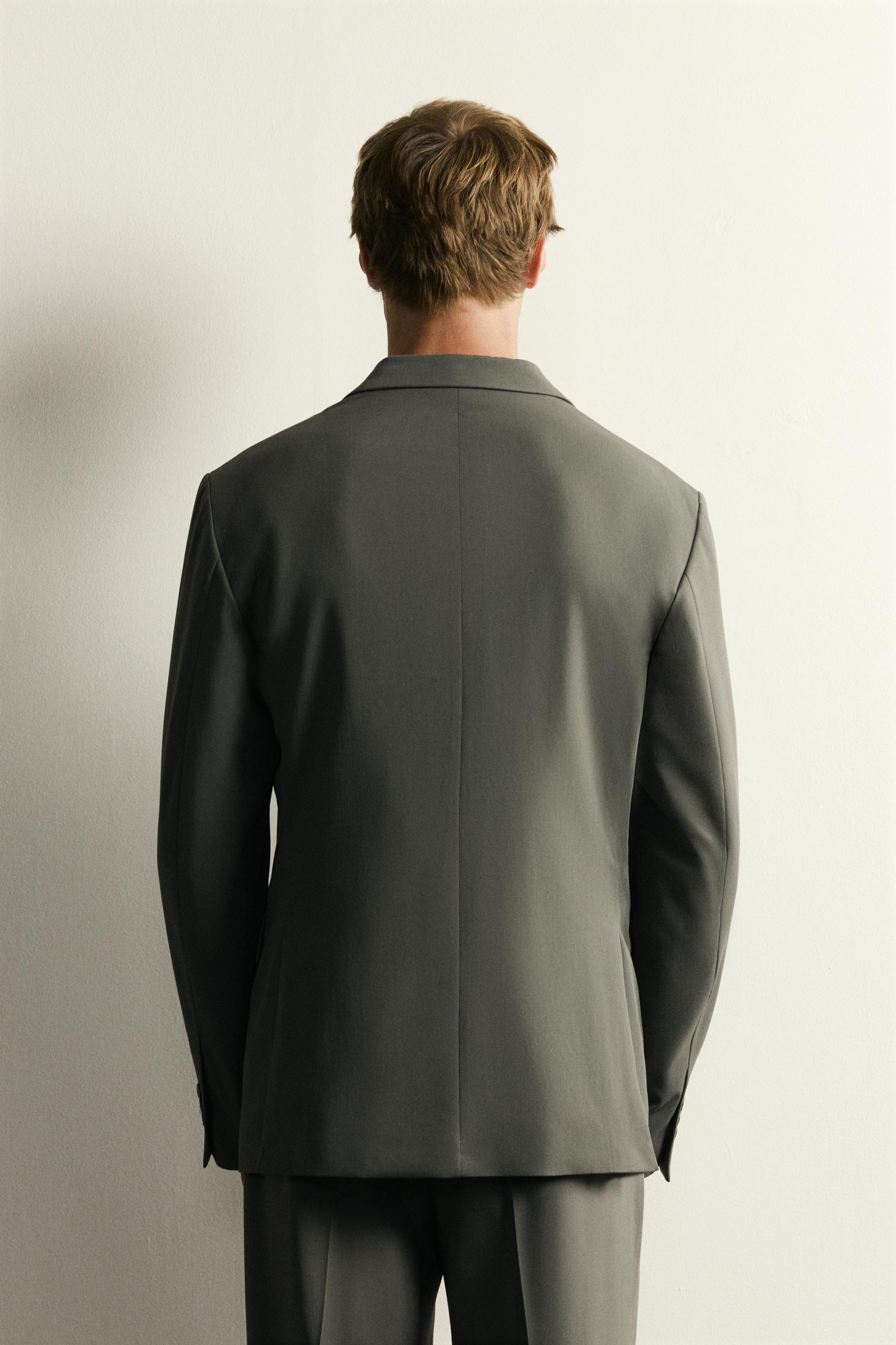 VESTE DE COSTUME CROISÉE CONFORT