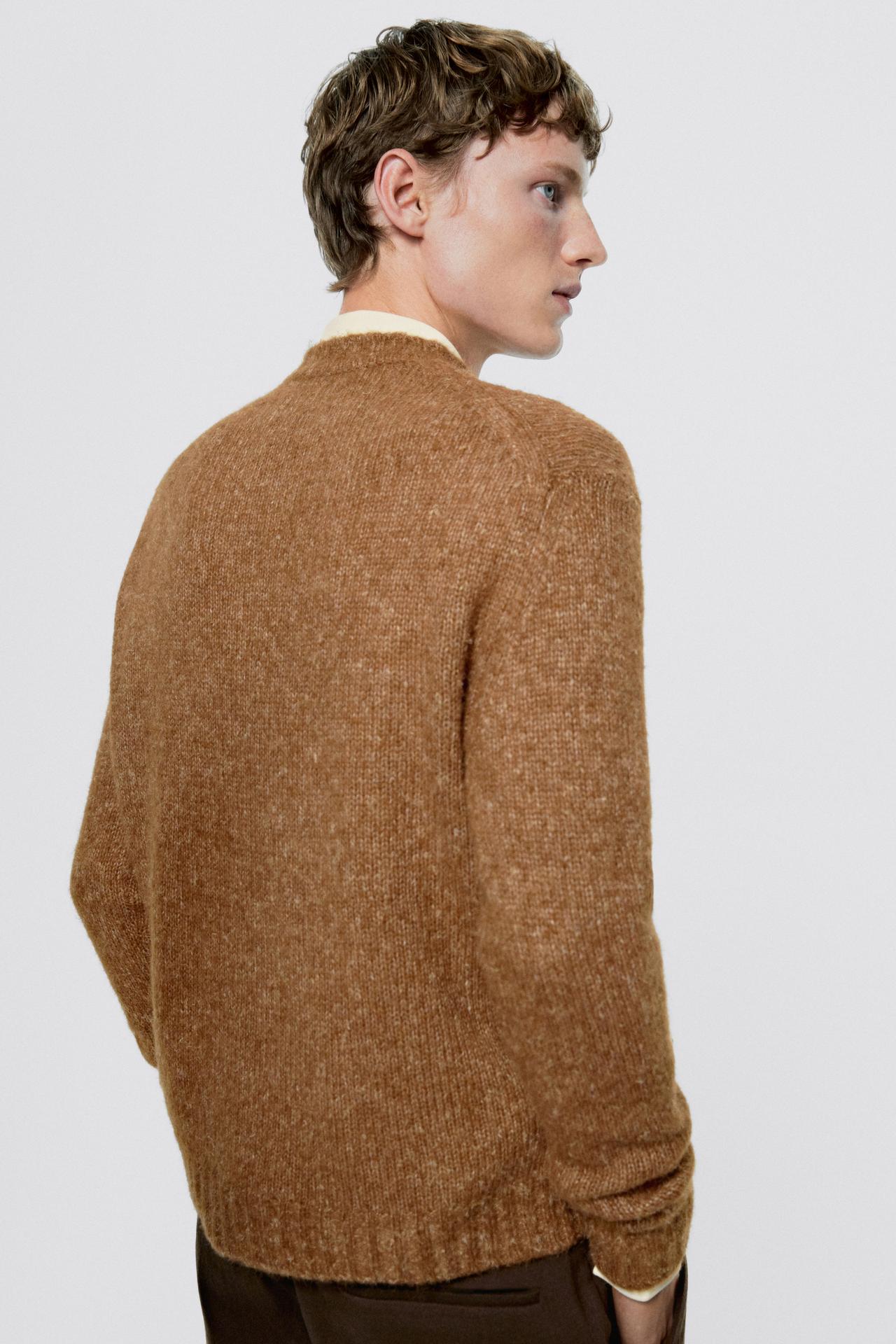 Flecked knit sweater - LIMITED EDITION — Dark mink
