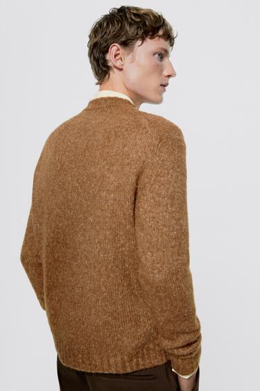 Flecked knit sweater - LIMITED EDITION — Dark mink 1
