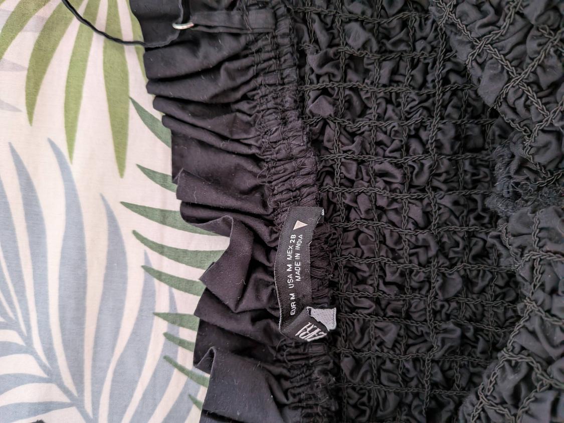 SMOCKED POPLIN CROP TOP - Image 3