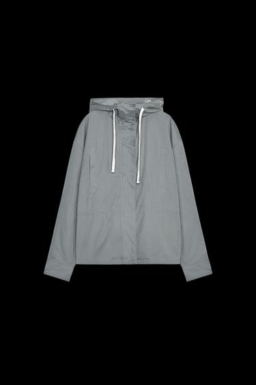 HOODED JACKET - Mid-grey by Zara