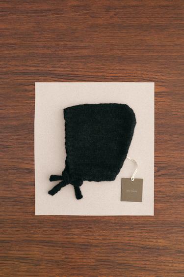 Zara ZARA TIMELESS - WOOL BONNET - Black