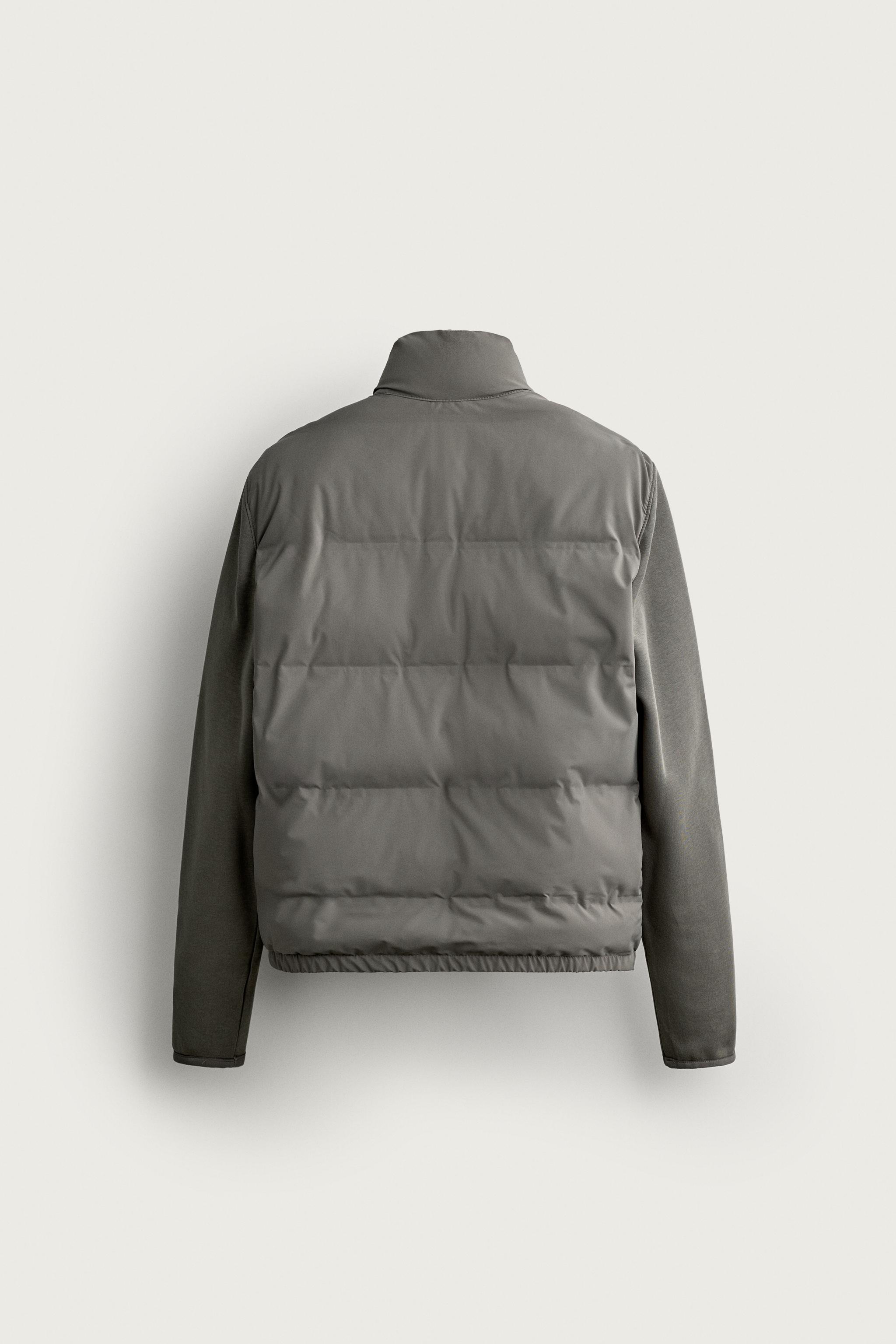 COMBINED QUILTED JACKET - Navy blue | ZARA Curaçao / Curazao
