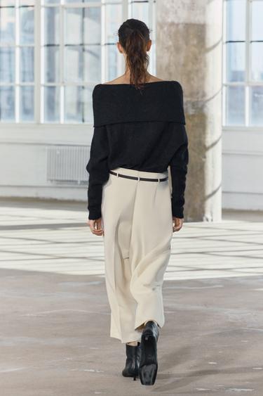 ZW COLLECTION BELTED CULOTTES - Stone by Zara - Image 2