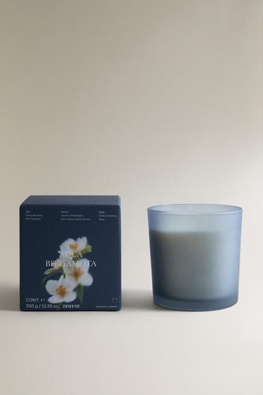 (350 G) AQUA BERGAMOTA SCENTED CANDLE - Pastel green by Zara - Image 0