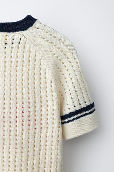 PENN © KNIT TOP - Ecru by Zara - Image 3