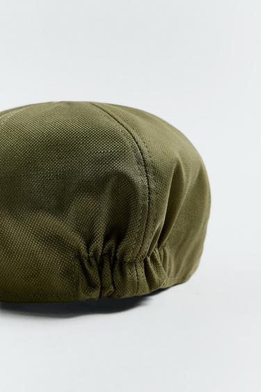 STRUCTURED BERET - Khaki by Zara - Image 2
