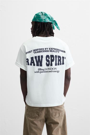 RETRO NUMBER PRINT T-SHIRT - White by Zara - Image 2