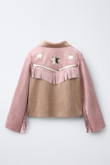 COWGIRL FRINGED COSTUME JACKET - Pink by Zara - Image 1