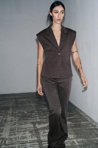 FLARE TROUSERS - brown vigore by Zara - Image 0