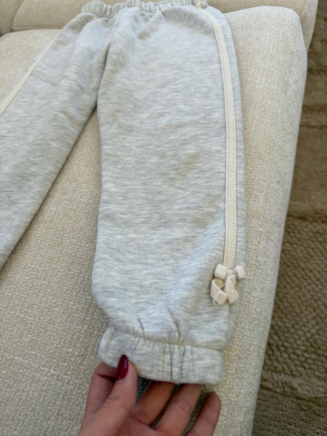 JOGGER PANTS WITH TIE BELT - Image 2