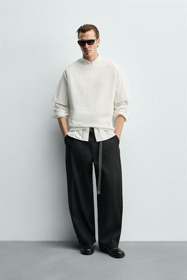 INTERLOCK T-SHIRT WITH TRIMS - White by Zara - Image 0