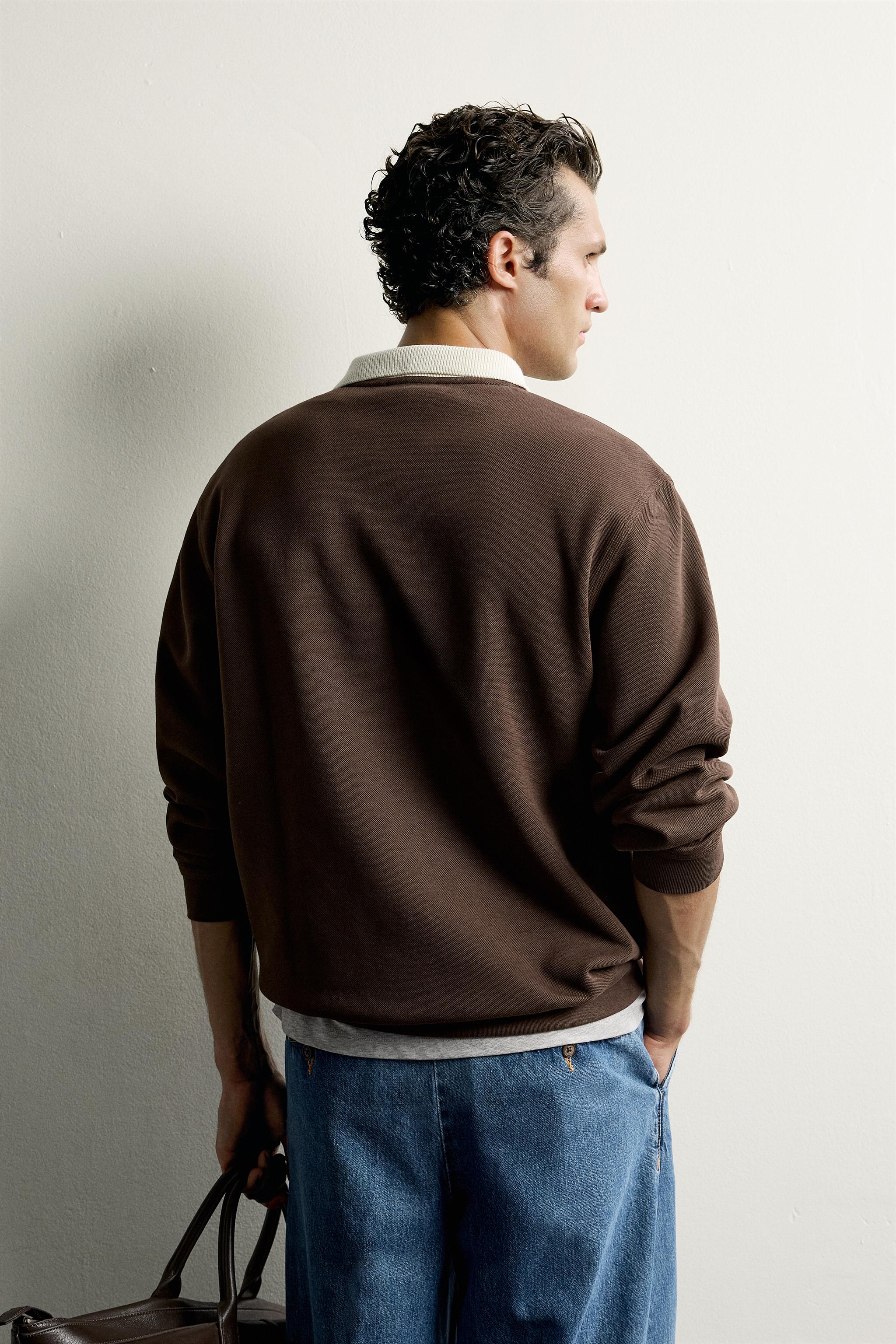 RELAXED FIT STRIPED PIQUÉ POLO SHIRT