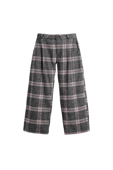 MICKEY MOUSE PATCH CHECK TROUSERS HARRY LAMBERT FOR ZARA X DISNEY - Grey by Zara