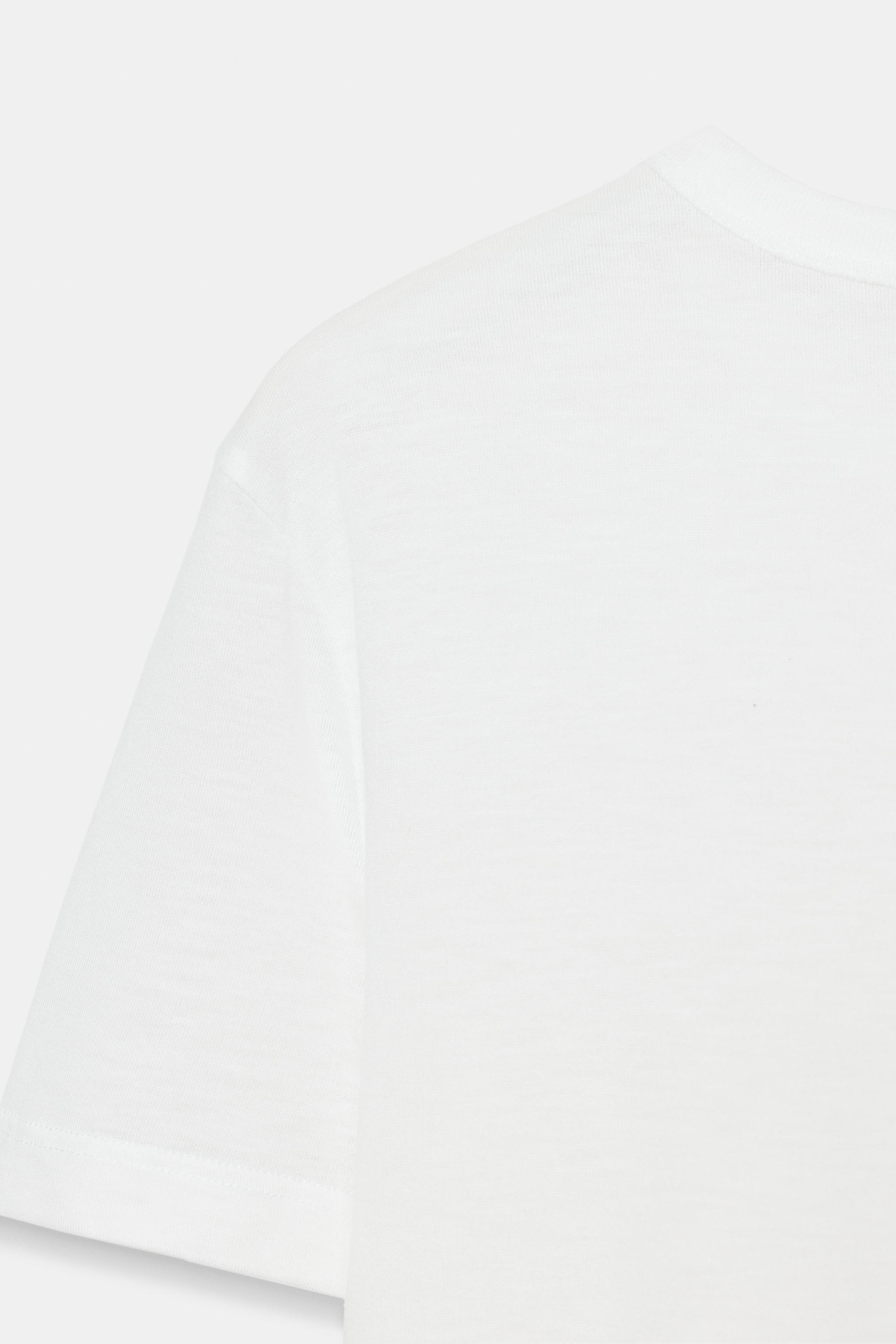 T-SHIRT EN LYOCELL À MANCHES COURTES