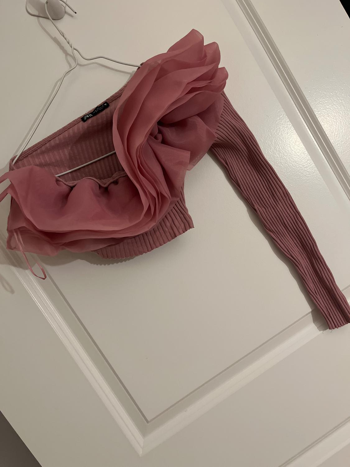 TOP CROPPED ORGANZA