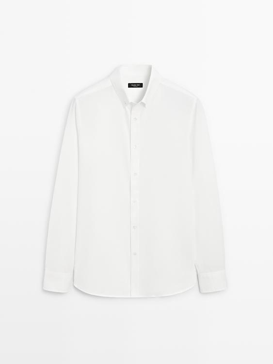 Regular fit cotton shirt