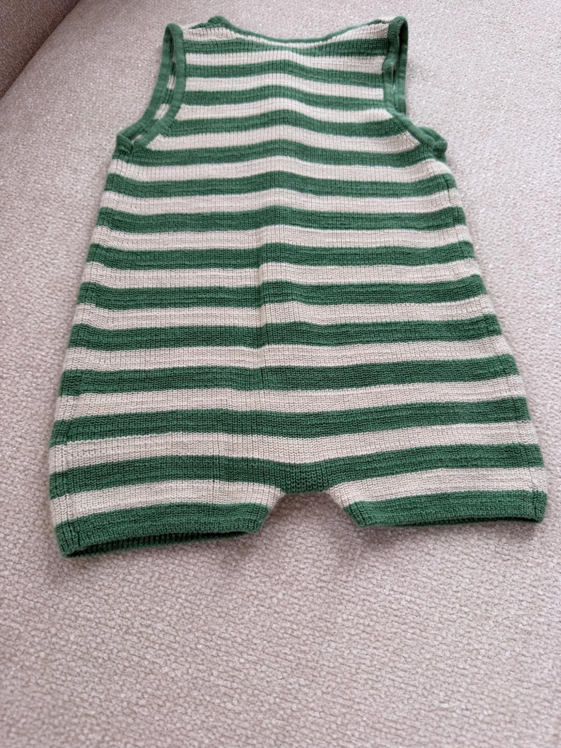 PALM EMBROIDERED KNIT ROMPER - Image 4