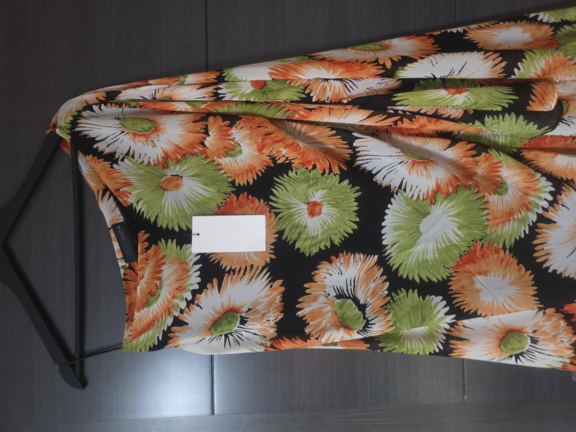 FLORAL PRINT ASYMMETRIC DRESS ZW COLLECTION - Image 2