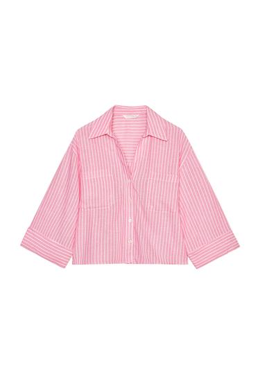 STRIPED LINEN SHIRT