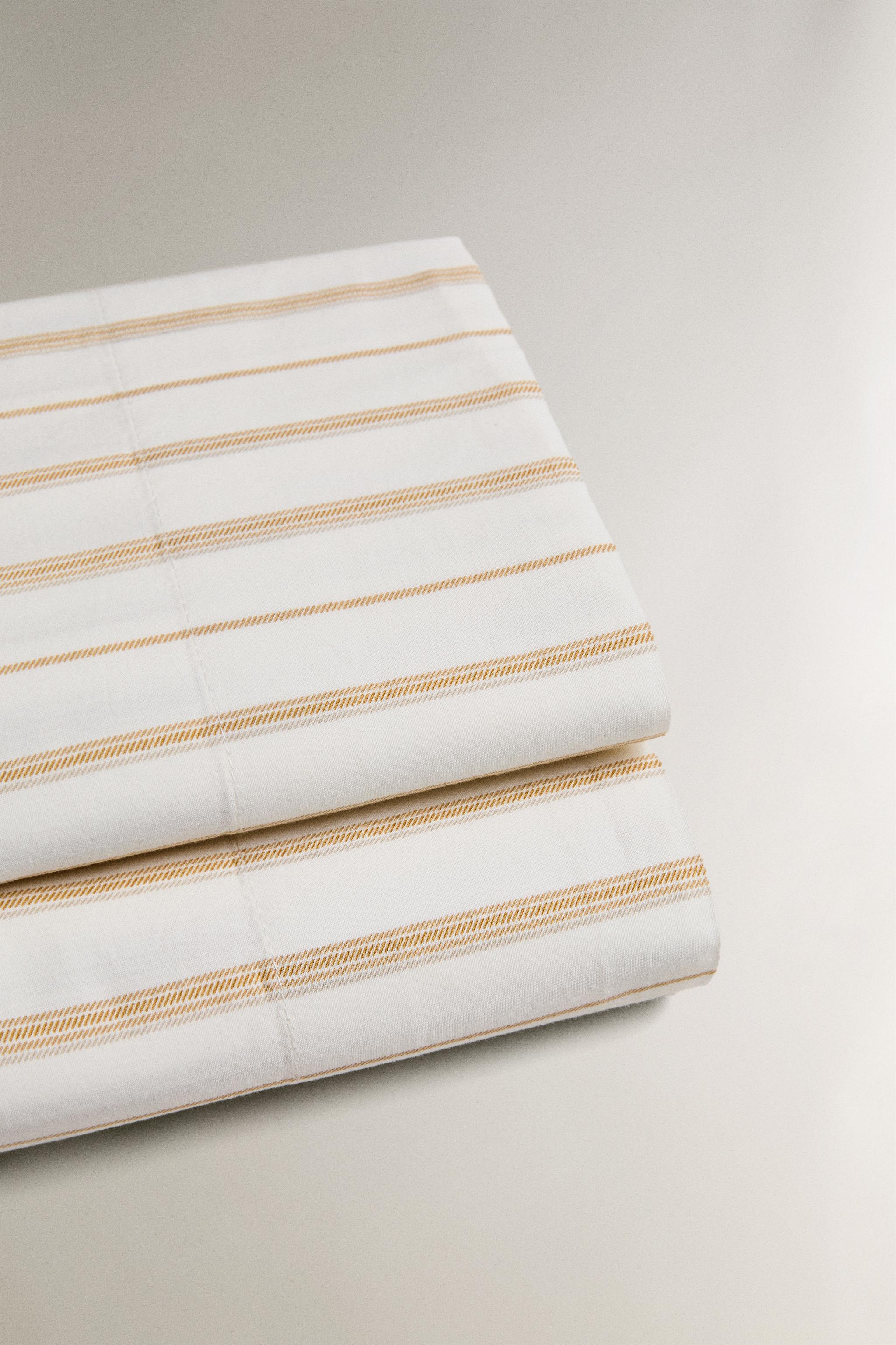 DRAP DE DESSUS IMPRIMÉ RAYURES