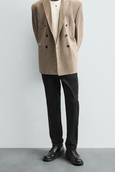 PANTALÓN CHINO SLIM FIT - Negro de Zara