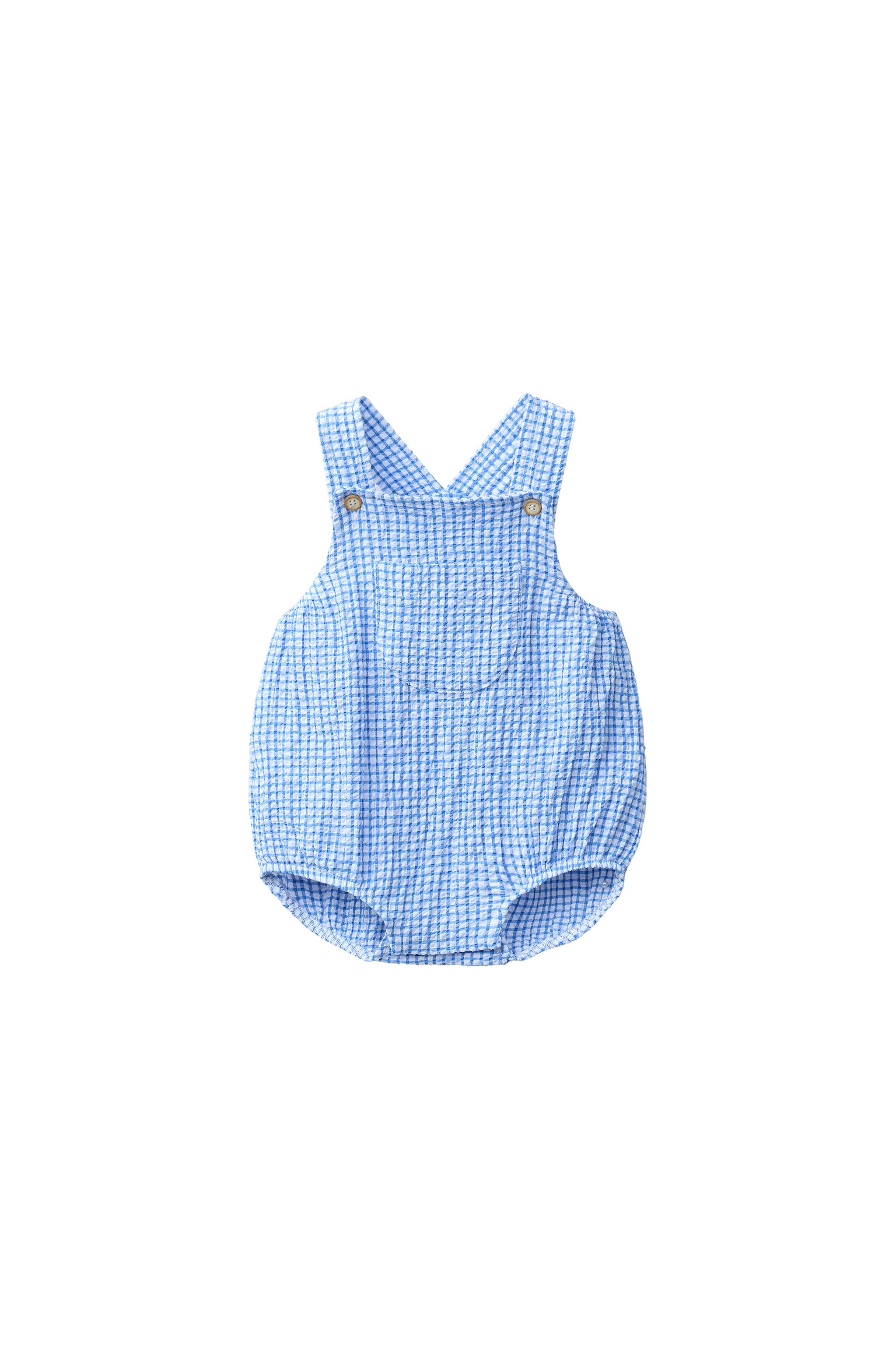 チェック柄ジャンプスーツ - ブルー | ZARA Japan / 日本 チェック柄ジャンプスーツ - ブルー | ZARA Japan / 日本