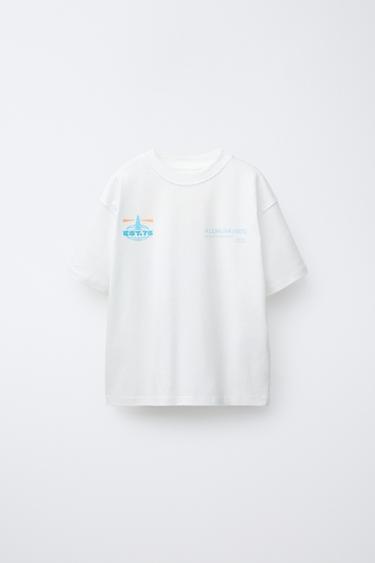 CITY PRINT T-SHIRT - White by Zara - Image 0