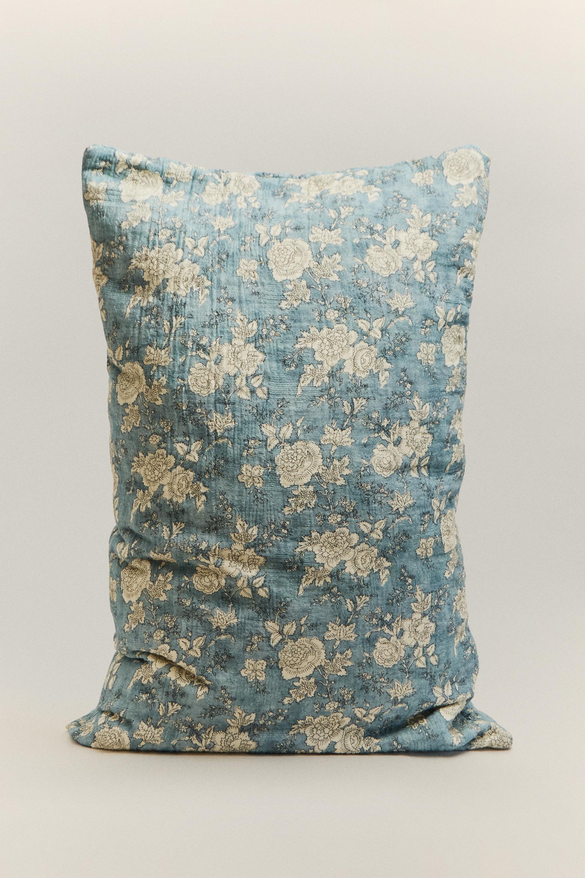 HOUSSE DE COUSSIN FLORALE