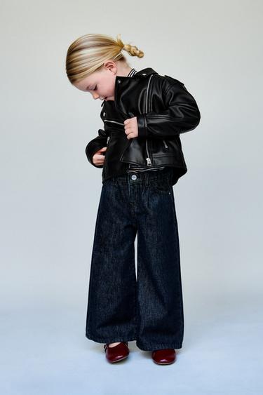 FAUX LEATHER BIKER JACKET - Black by Zara