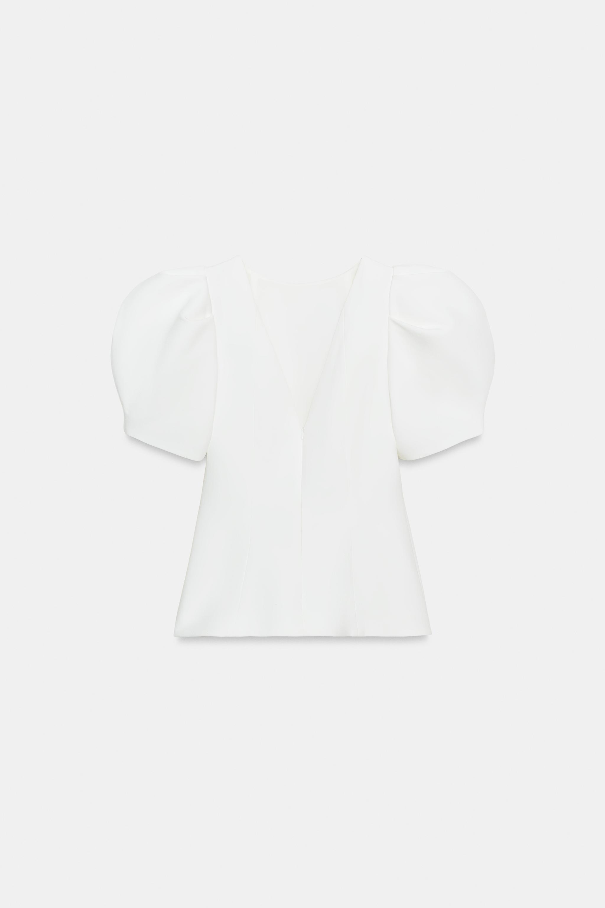 BALLOON SLEEVE TOP