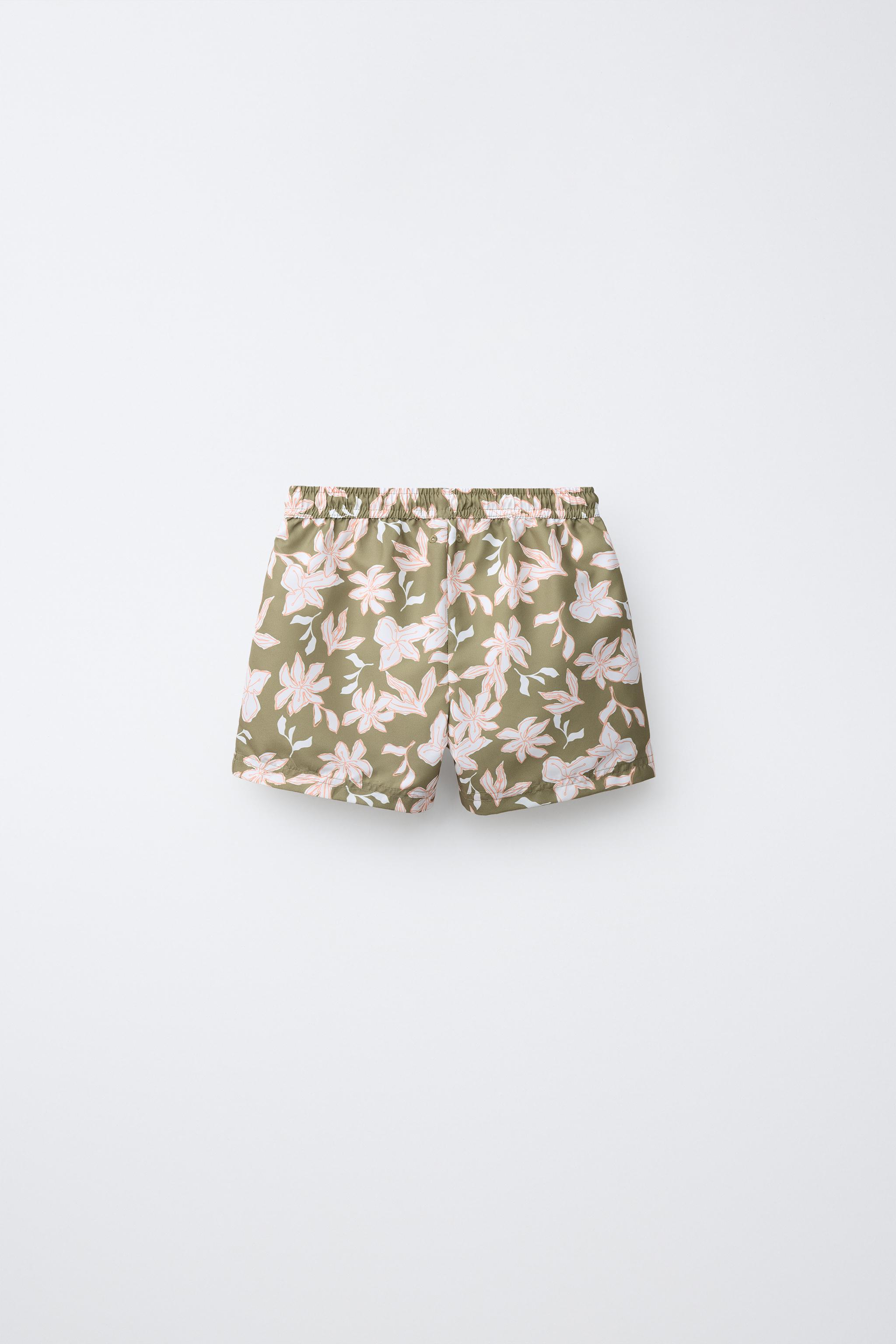 6-14 YEARS / FLORAL SWIM SHORTS