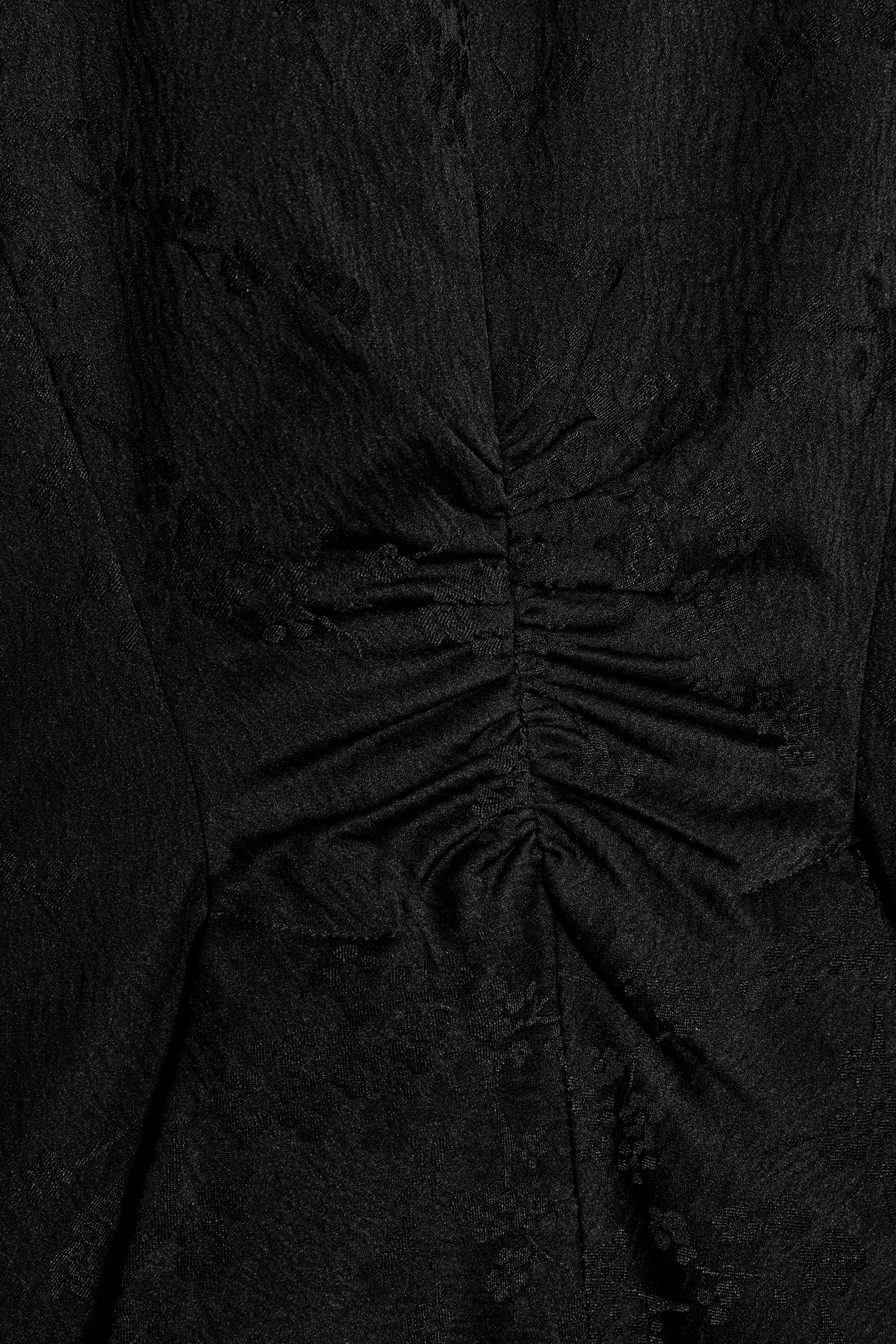 Женские куртки Zara ZW COLLECTION JACQUARD JACKET WITH FROG FASTENINGS — фото 10
