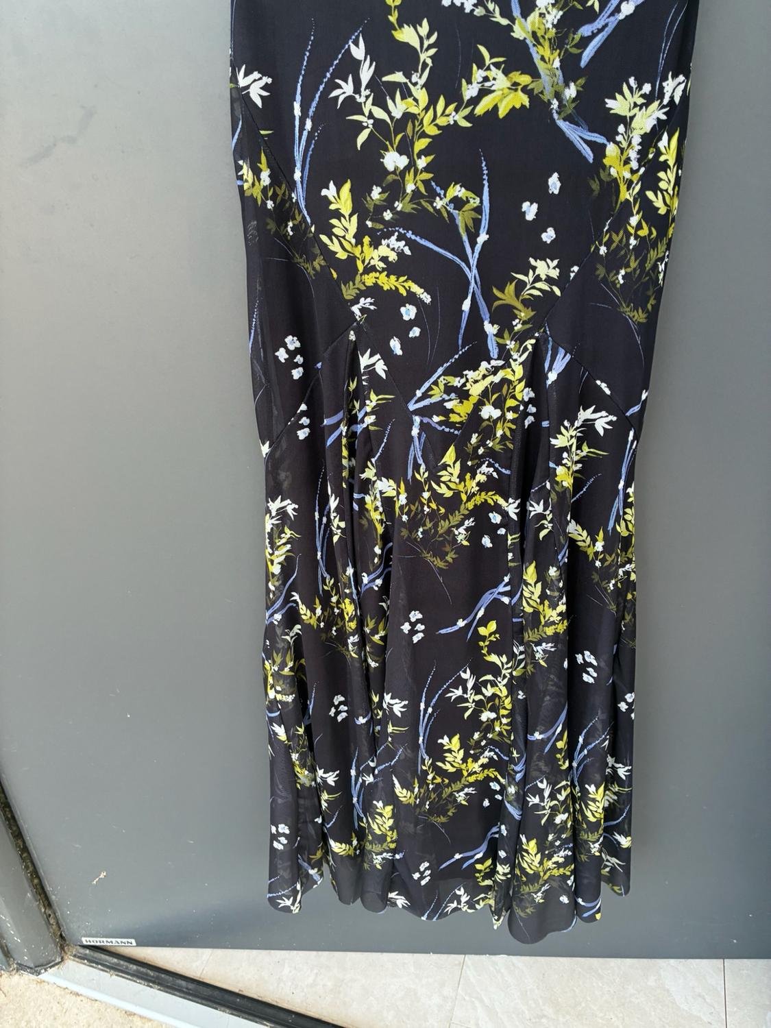LONG FLORAL TULLE DRESS - Image 3
